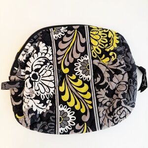 Vera Bradley retired "Baroque" pattern travel cosmetics case.